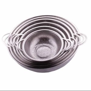 آبکش استیل مدل punch بسته 6 عددی
